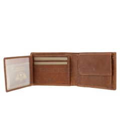 Kožená peněženka Greenburry 686-24 Cognac