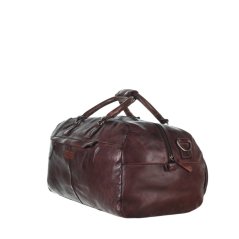 Cestovní kožená taška Greenburry 2915-22 Dk.Brown