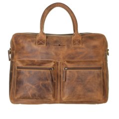 Kožená taška na notebook Greenburry 1674-25