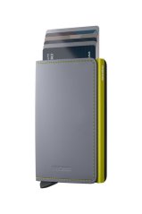 Slimwallet Secrid Matte SM-Grey & Lime