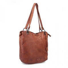 Kožená kabelka Noelia Bolger NB2011 koňaková