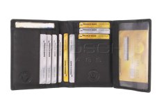 Kožená dokladovka Greenburry 1794B-RFID-20 Black