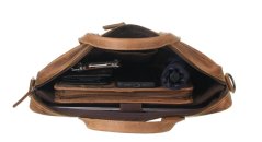 Kožená taška na notebook 15" Greenburry 1572S-25