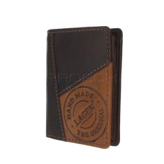 Pánská kožená peněženka LAGEN 51145 hnědá