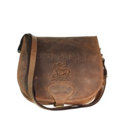 Kožená kabelka Greenburry 1638-Stag-3 hnědá