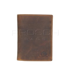 Kožená peněženka Greenburry 1701-25 hnědá