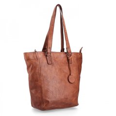 Kožená kabelka Noelia Bolger NB 2021 KO koňaková