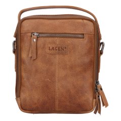 Pánská crossbody taška Lagen LG-5153 hnědá
