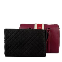 Kabelka na notebook Socha BB Burgundy Stripe 17.3"