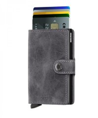 Miniwallet Secrid Vintage Grey-Black