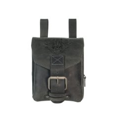 Kožená kapsa na opasek Greenburry 1754-HM-20 černá