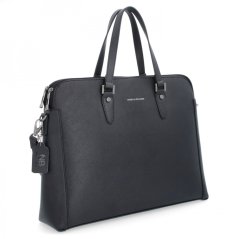 Kožená business kabelka NoeliaBolger NB 0035 černá