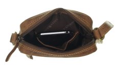 Kožená taška Greenburry 1832-25 hnědá