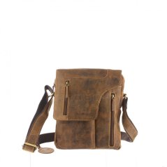 Kožená taška Greenburry Revolver Bag 1694-25 hnědá