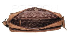 Kožená taška Greenburry Atlanta 0836-25 hnědá