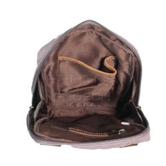 Konopná/kožená taška Greenburry 5926-29 šedá