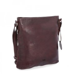 Kožená kabelka Noelia Bolger NB2001 bordová