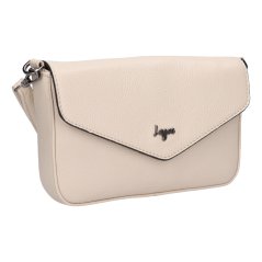 Kožená crossbody kabelka Lagen LG-050 béžová