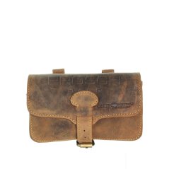 Kožená kapsa na opasek Greenburry 1755M-25 hnědá