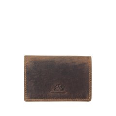 Kožené pouzdro na karty Greenburry 1684-25 hnědé