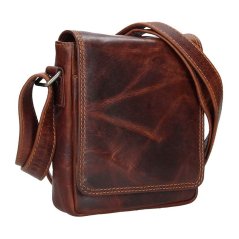 Pánská kožená crossbody taška Lagen 7074 hnědá