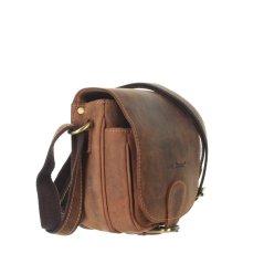 Kožená kabelka Greenburry 1738-25 hnědá