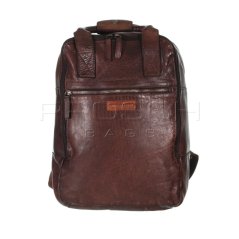 Kožený batoh na notebook Greenburry 2911-22 Dk.Bro