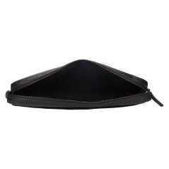 Kožená crossbody taška Lagen 12761 černá
