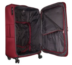 Velký cestovní kufr D&N 9574-12 Dark Red
