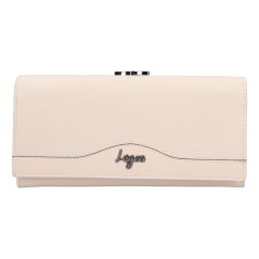 Dámská dlouhá peněženka Lagen LG-618 béžová