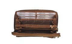 Kožená peněženka/taška na mobil Grenburry 1569-25