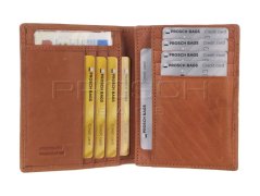 Kožená dokladovka Greenburry 680-24 Cognac