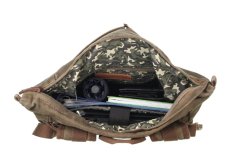 Plátěný batoh rolltop Greenburry 5912-30 khaki