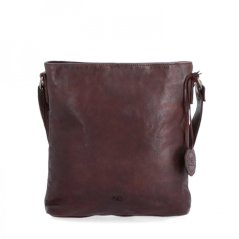 Kožená kabelka Noelia Bolger NB2001 bordová