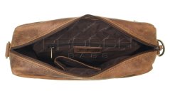 Kožená taška Greenburry 1653-25 hnědá
