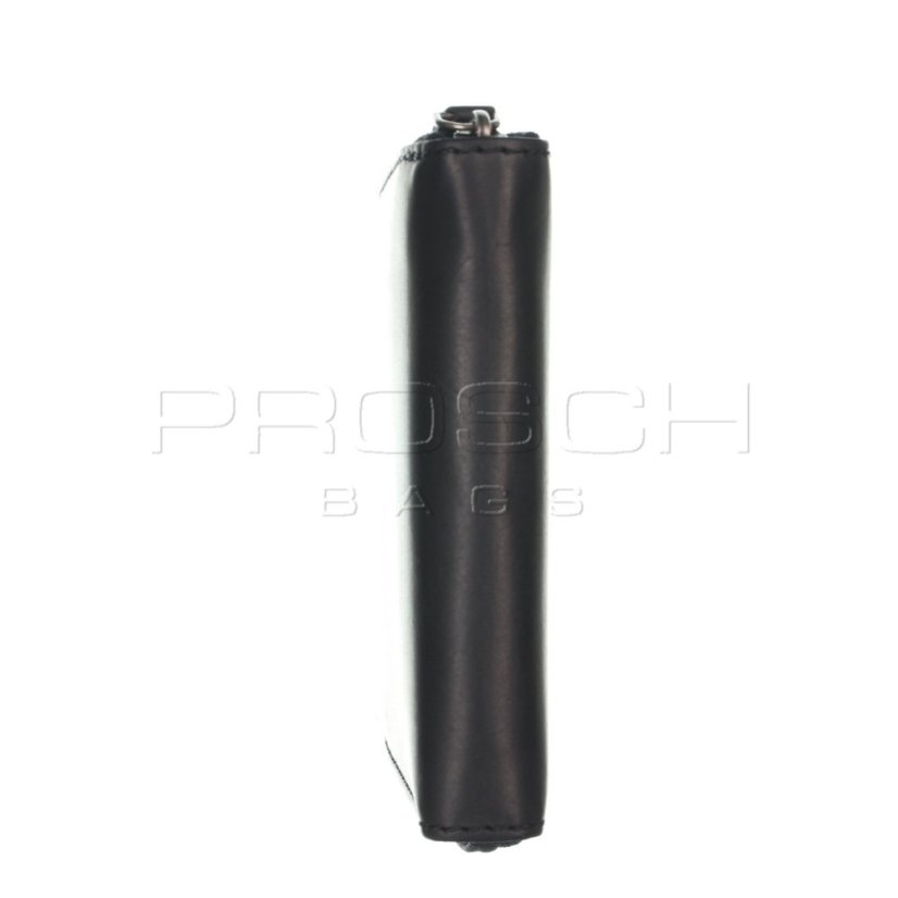 Kožená peněženka na zip Greenburry 1126-20 Black
