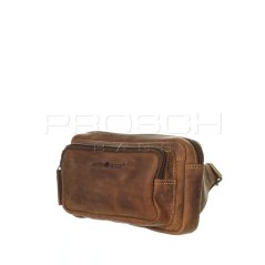 Kožená ledvinka GREENBURRY 1743B-25 hnědá