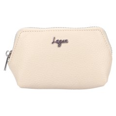 Kožená klíčenka Lagen BLC/5695 Of.White