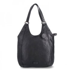 Kožená kabelka přes rameno N.Bolger NB 2044 černá