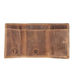 Kožená peněženka Greenburry mini 1682-25 hnědá