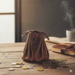 Kožený měšec Greenburry 1824-25 hnědý