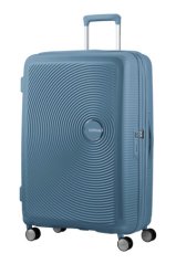 Velký cestovní kufr A.Tourister Soundbox Ston.Blue
