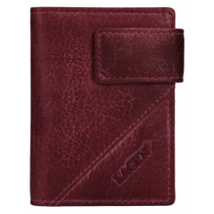 Kožený vizitkář Lagen RX-11/D Plum/Fuchsia