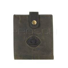 Kožená peněženka na krk Greenburry 325-30 olivová