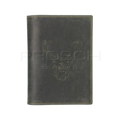 Kožená dokladovka Greenburry 328B-RS-30 olivová