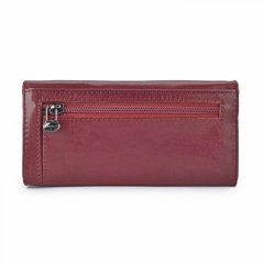 Dámská kožená peněženka Cosset 4467 Komodo bordová