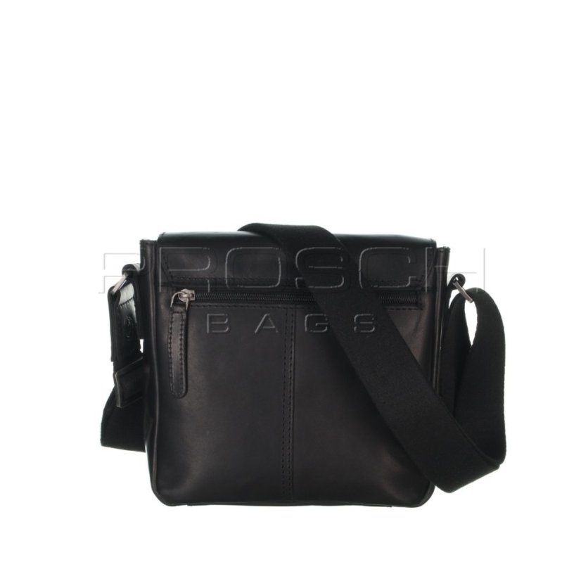 Kožená taška Greenburry 1108-20 Black