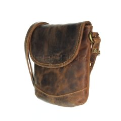 Kožená kabelka Greenburry 1699-25 hnědá