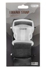 Popruh na cestovní kufr se jmenovkou Epic Silver