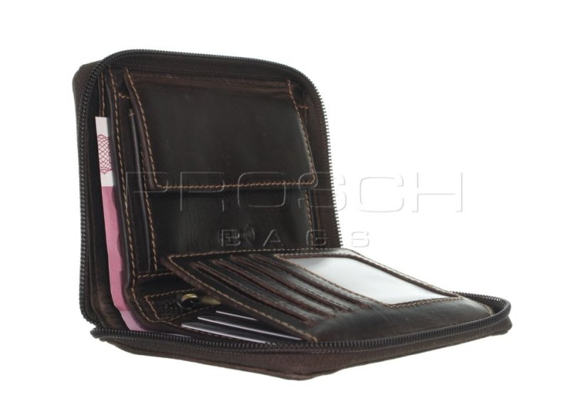 Dámská kožená peněženka RFID 1086-22 Peanut Brown